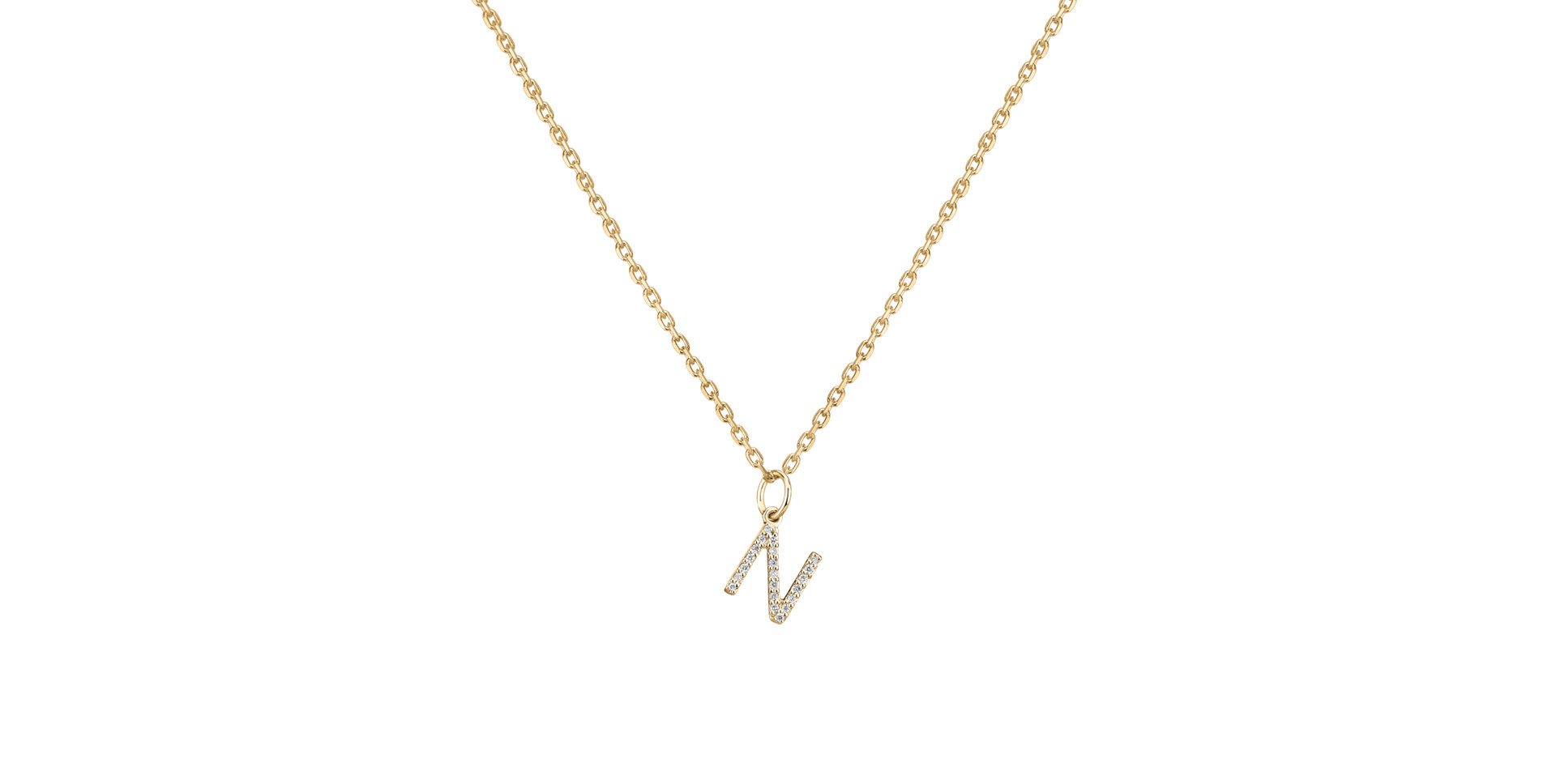 Přívěsek s diamanty Line Glitter N