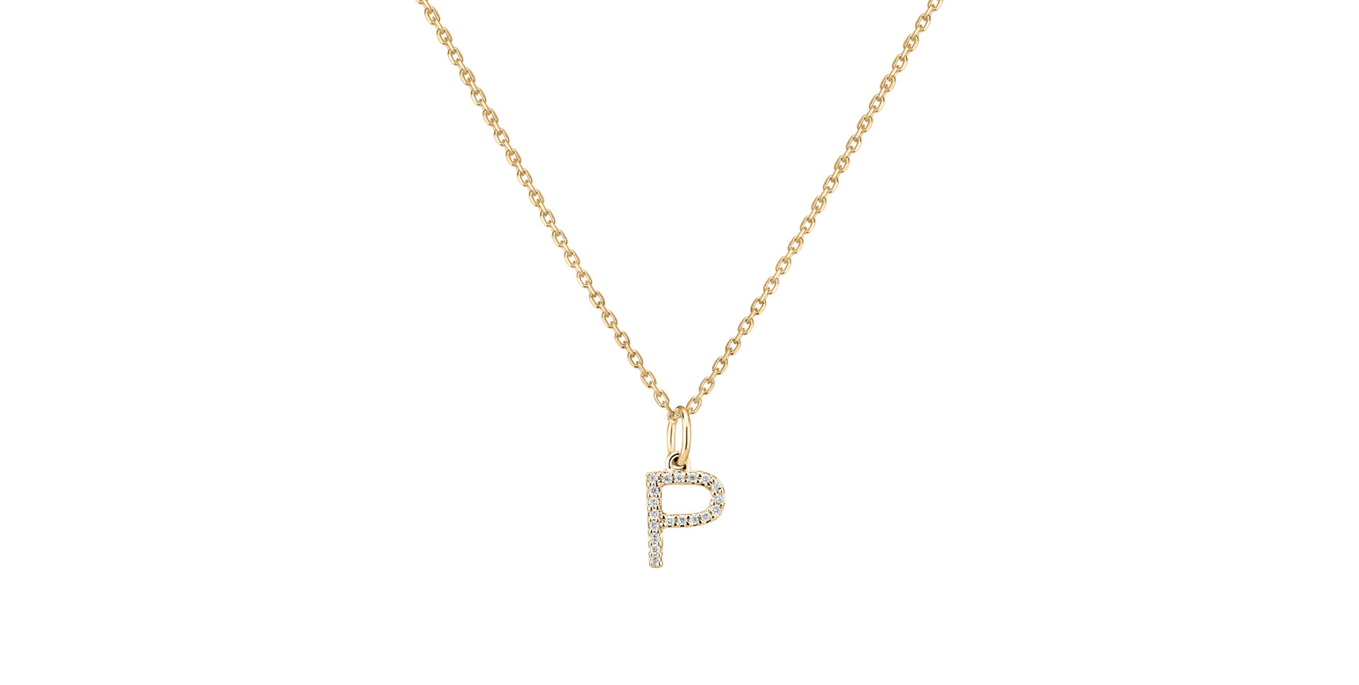 Přívěsek s diamanty Line Glitter  P