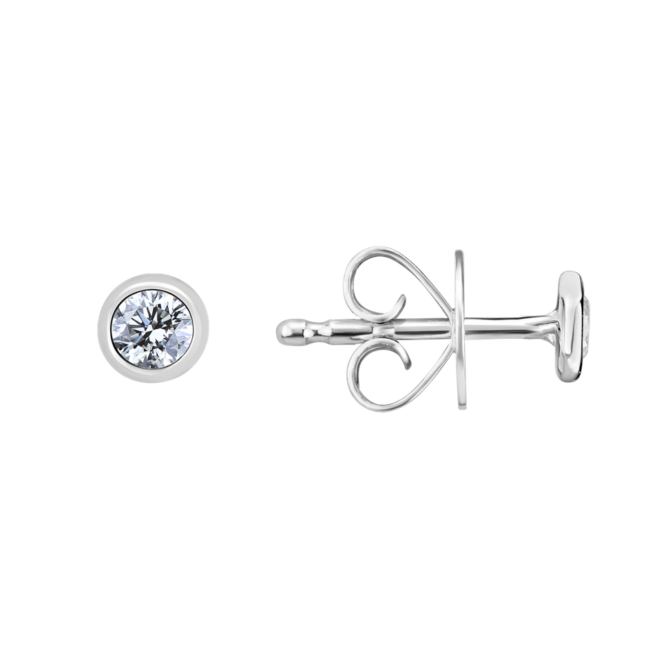 Náušnice s diamantem Shiny Dots