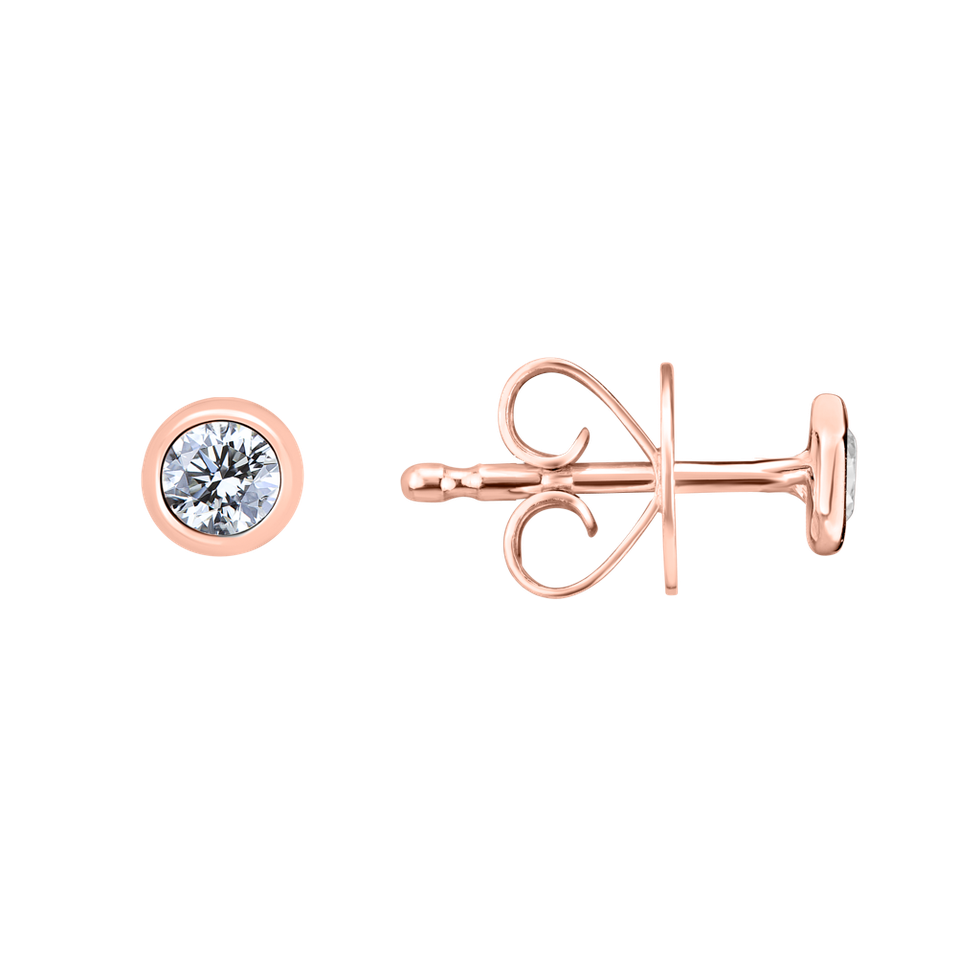 Náušnice s diamantem Shiny Dots