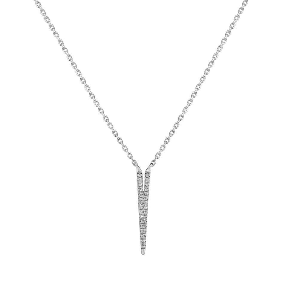 Náhrdelník s diamanty Broken Glamour