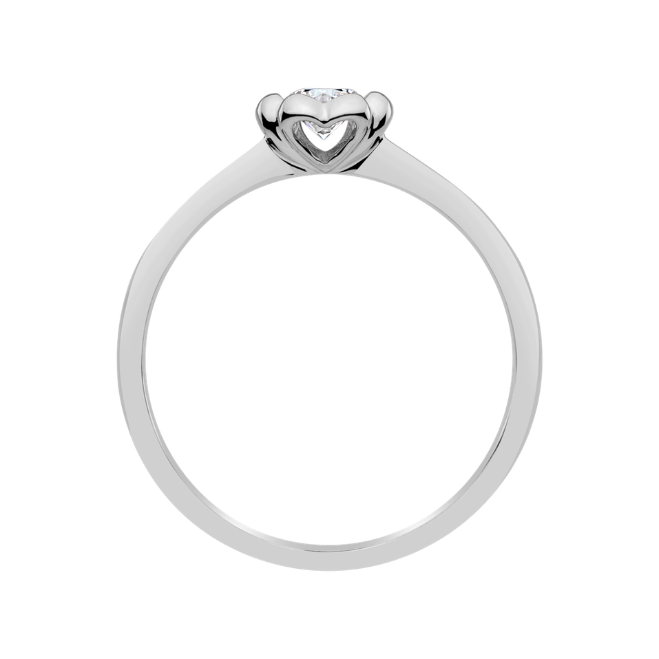 Prsten s diamantem Blooming Love