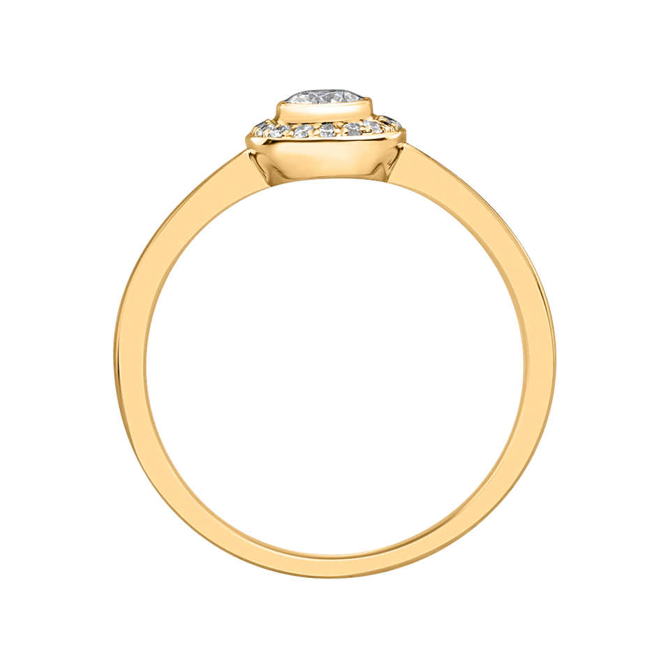 Prsten s diamanty Sun Highness