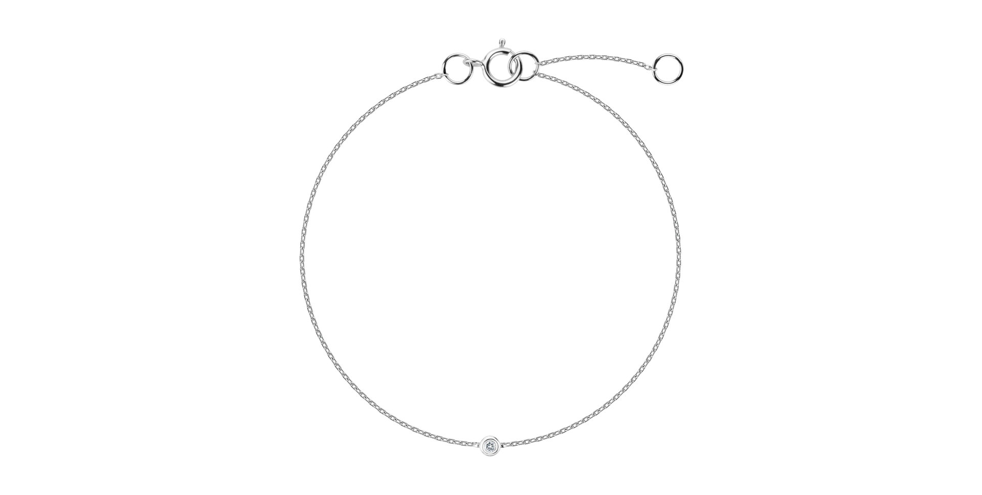 Náramek s diamantem Sparkling Dots