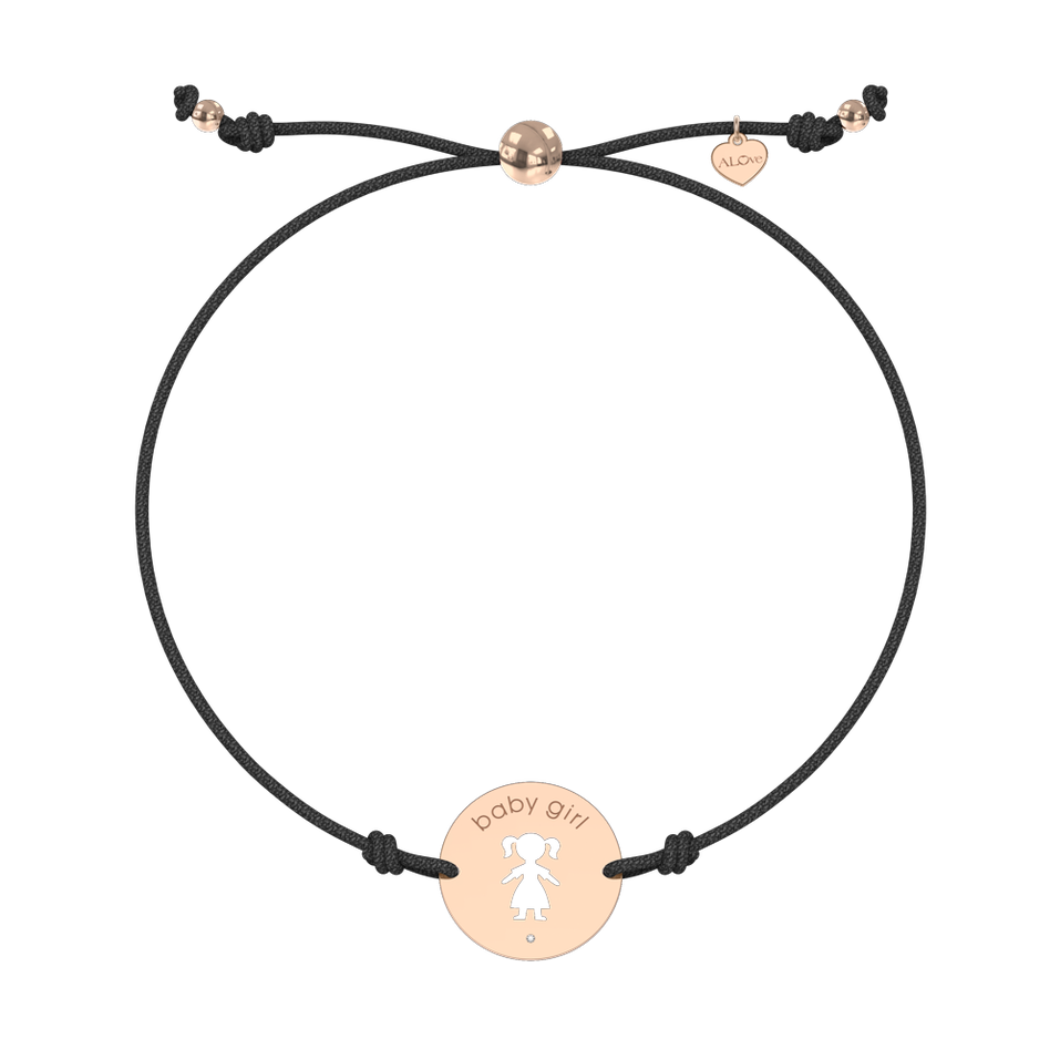 Náramek s diamantem Baby Girl