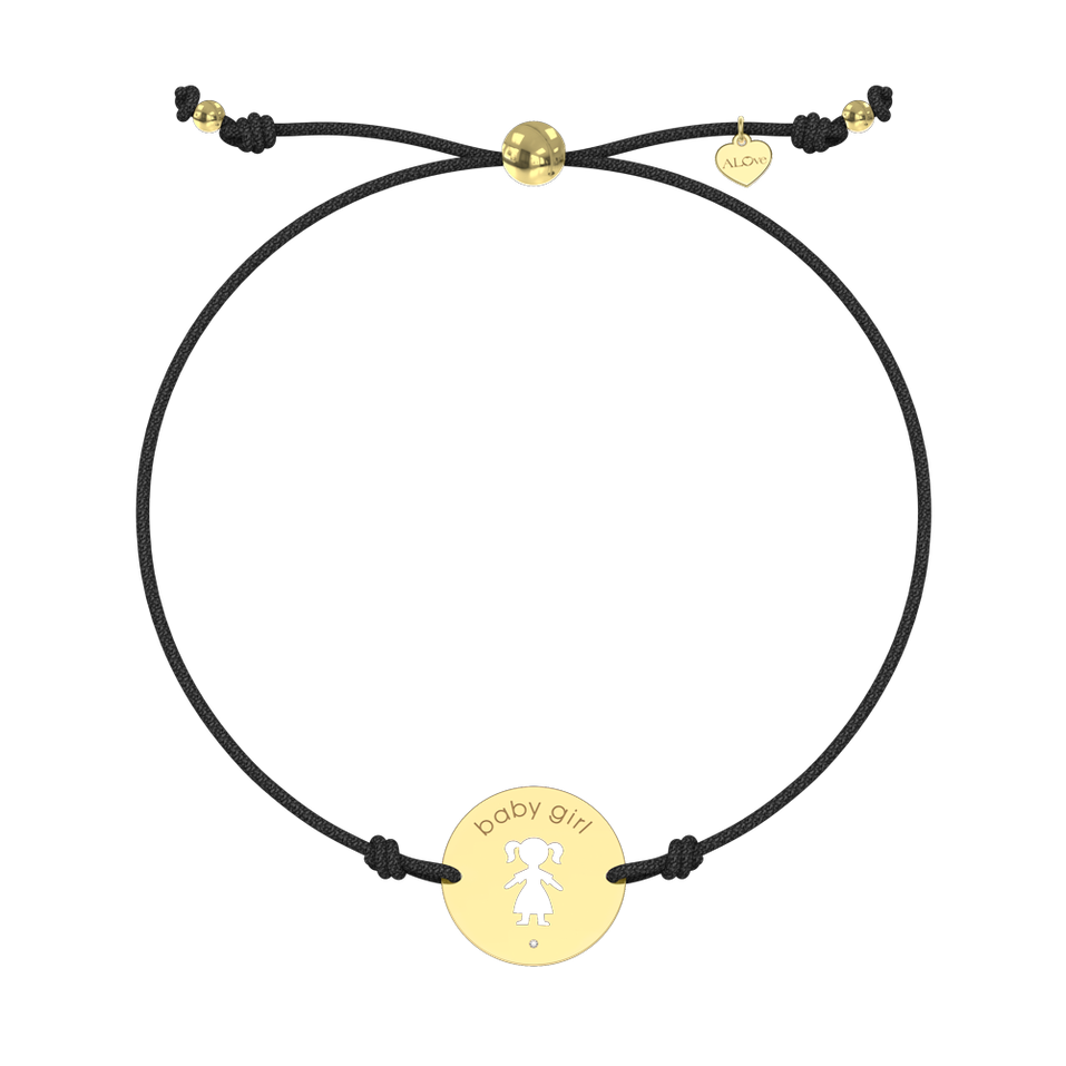 Náramek s diamantem Baby Girl