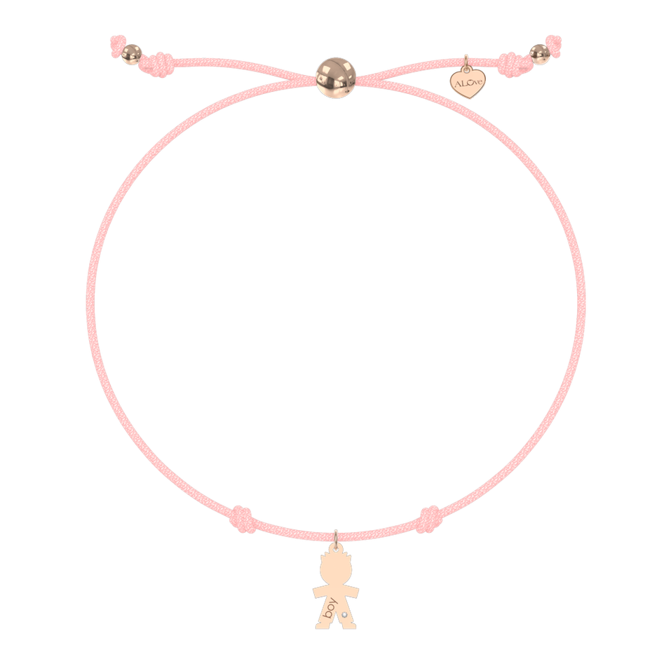 Náramek s diamantem Boy