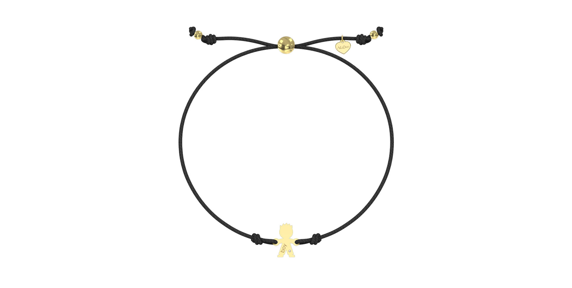 Náramek s diamantem Little Boy