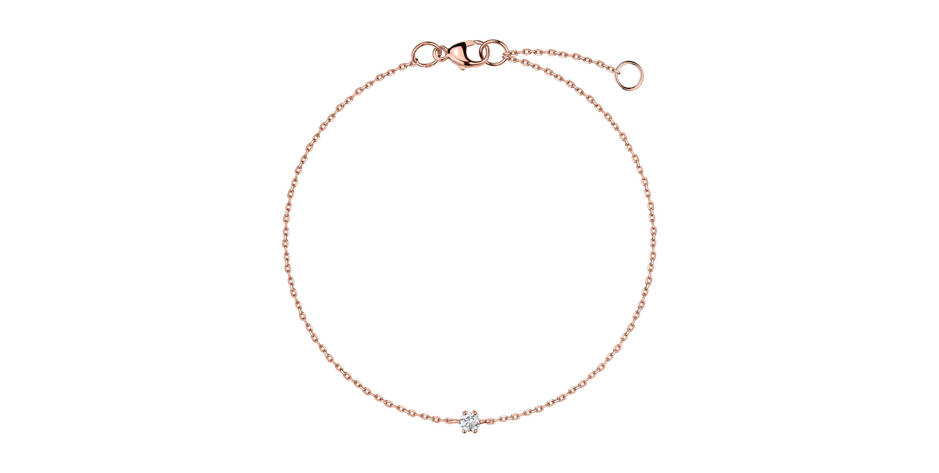 Náramek s diamantem Essential Shine