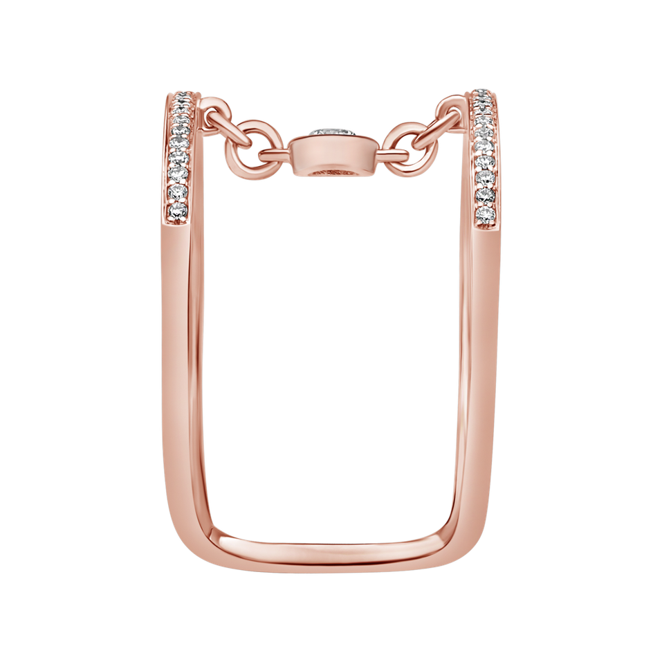 Prsten s diamanty Graceful Lure