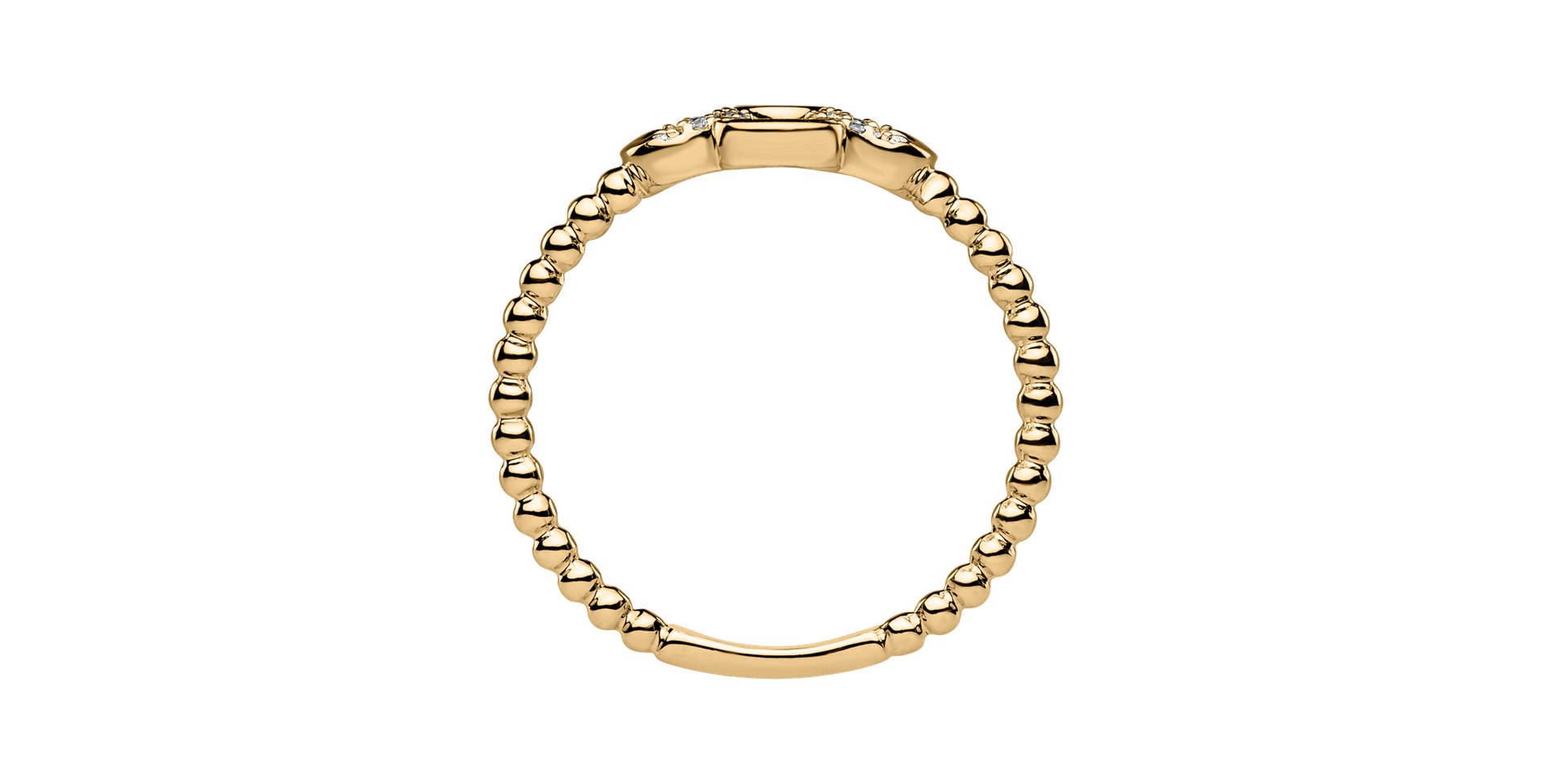 Prsten s diamanty Shiny Petals