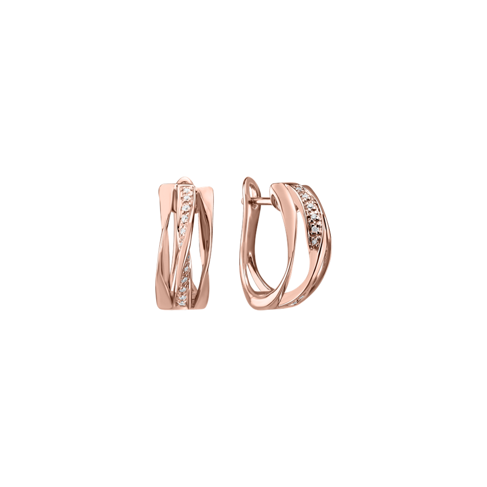 Náušnice s diamanty True Elegance