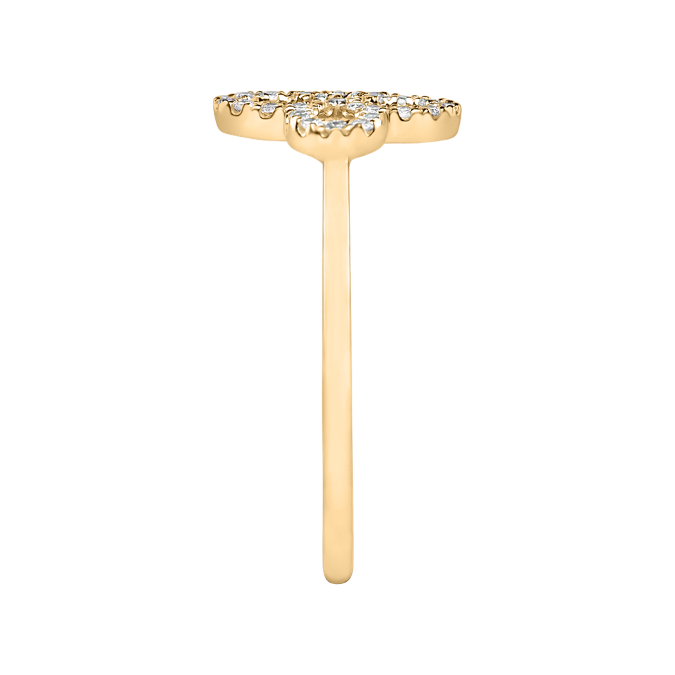 Prsten s diamanty Glamorous Petals