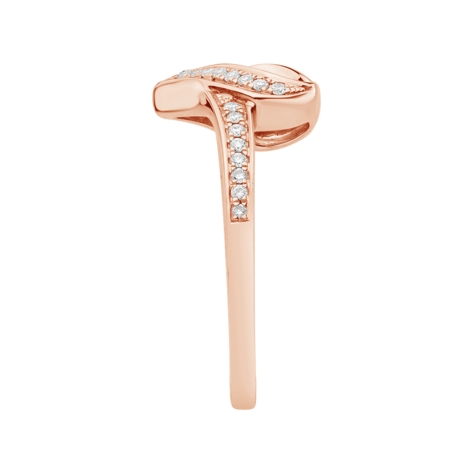 Prsten s diamanty Tangled Love