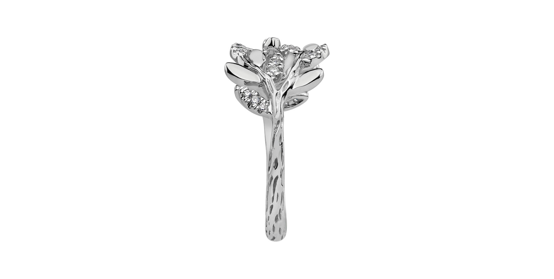 Prsten s diamanty Heavenly Leaves