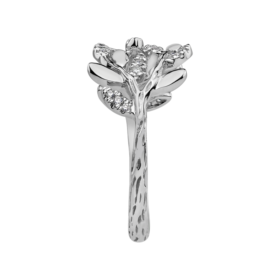 Prsten s diamanty Heavenly Leaves