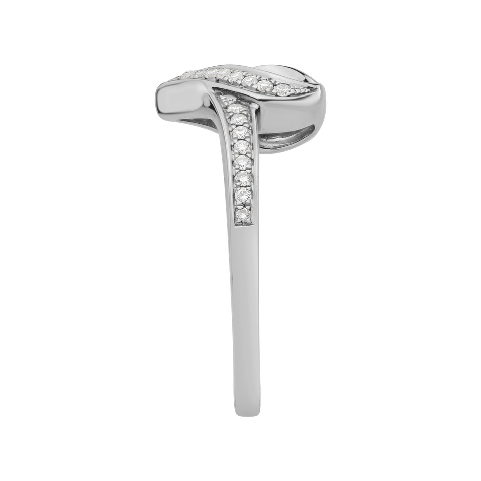 Prsten s diamanty Tangled Love