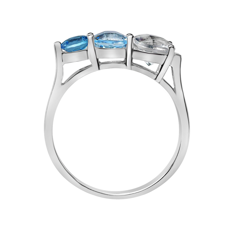 Prsten s topazy Tripple Bonbons