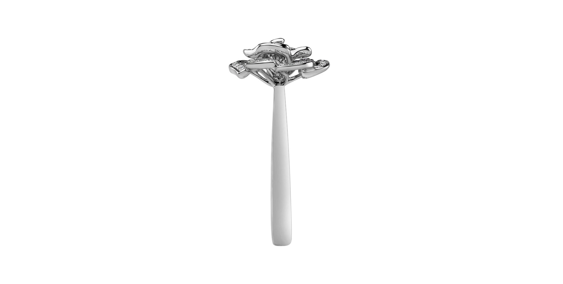 Prsten s diamanty Noble Flower