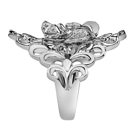 Prsten s diamanty Luxury Garden