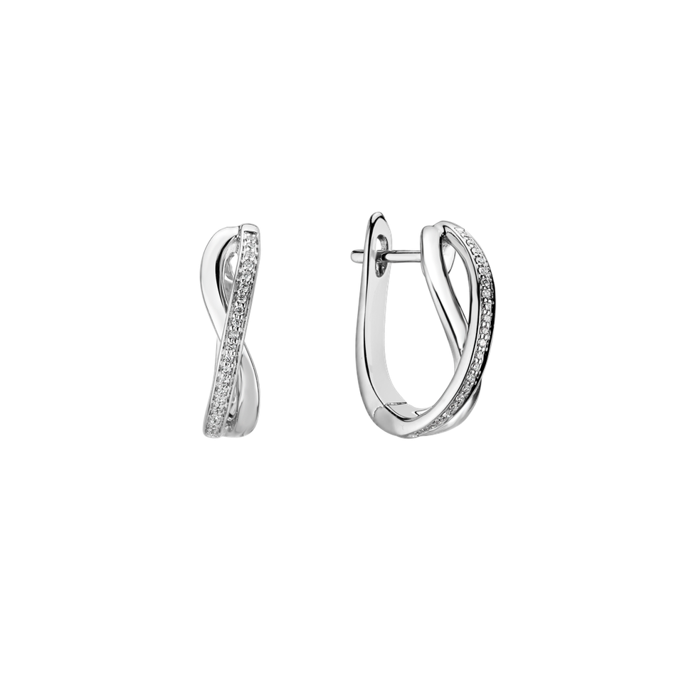 Náušnice s diamanty Royal Node