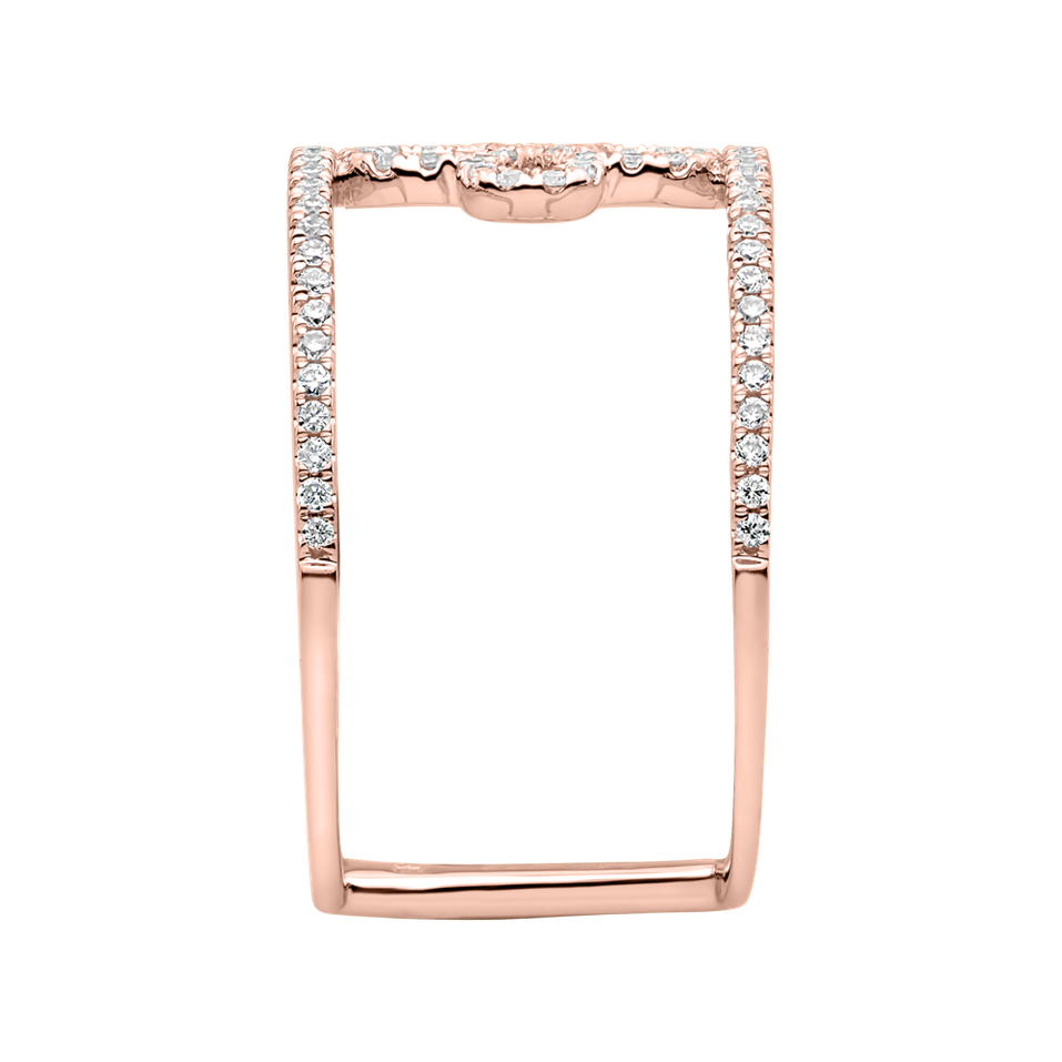 Prsten s diamanty Gorgeous Flower