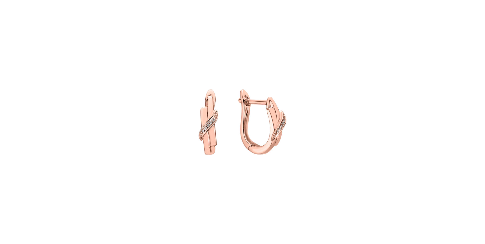 Náušnice s diamanty Pure Fame