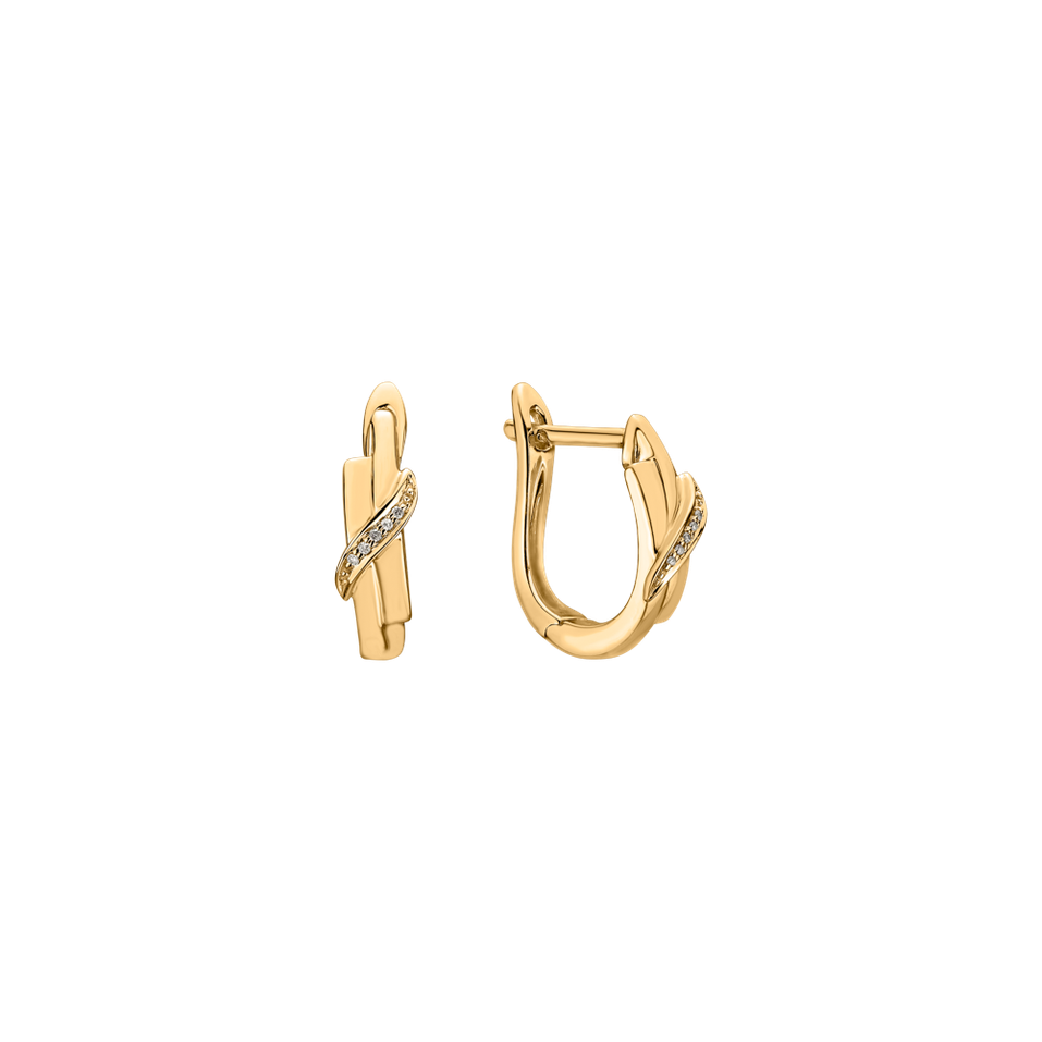 Náušnice s diamanty Pure Fame