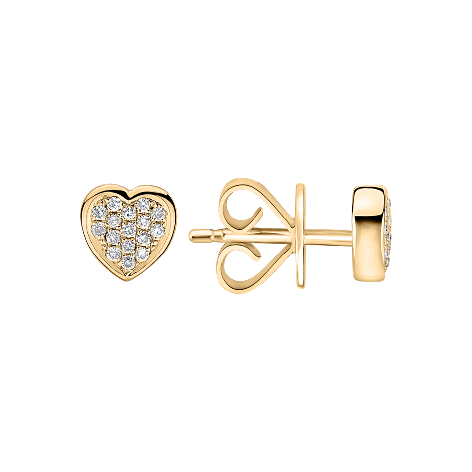 Náušnice s diamanty Endless Love