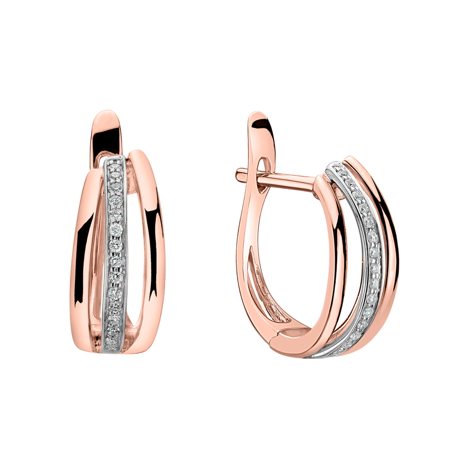 Náušnice s diamanty Sparkling Memory