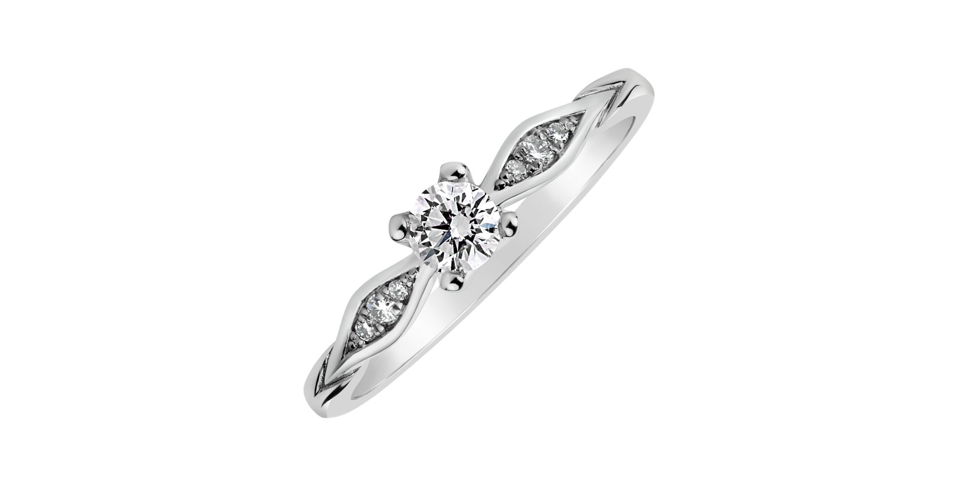 Prsten s diamanty Stellar Shape