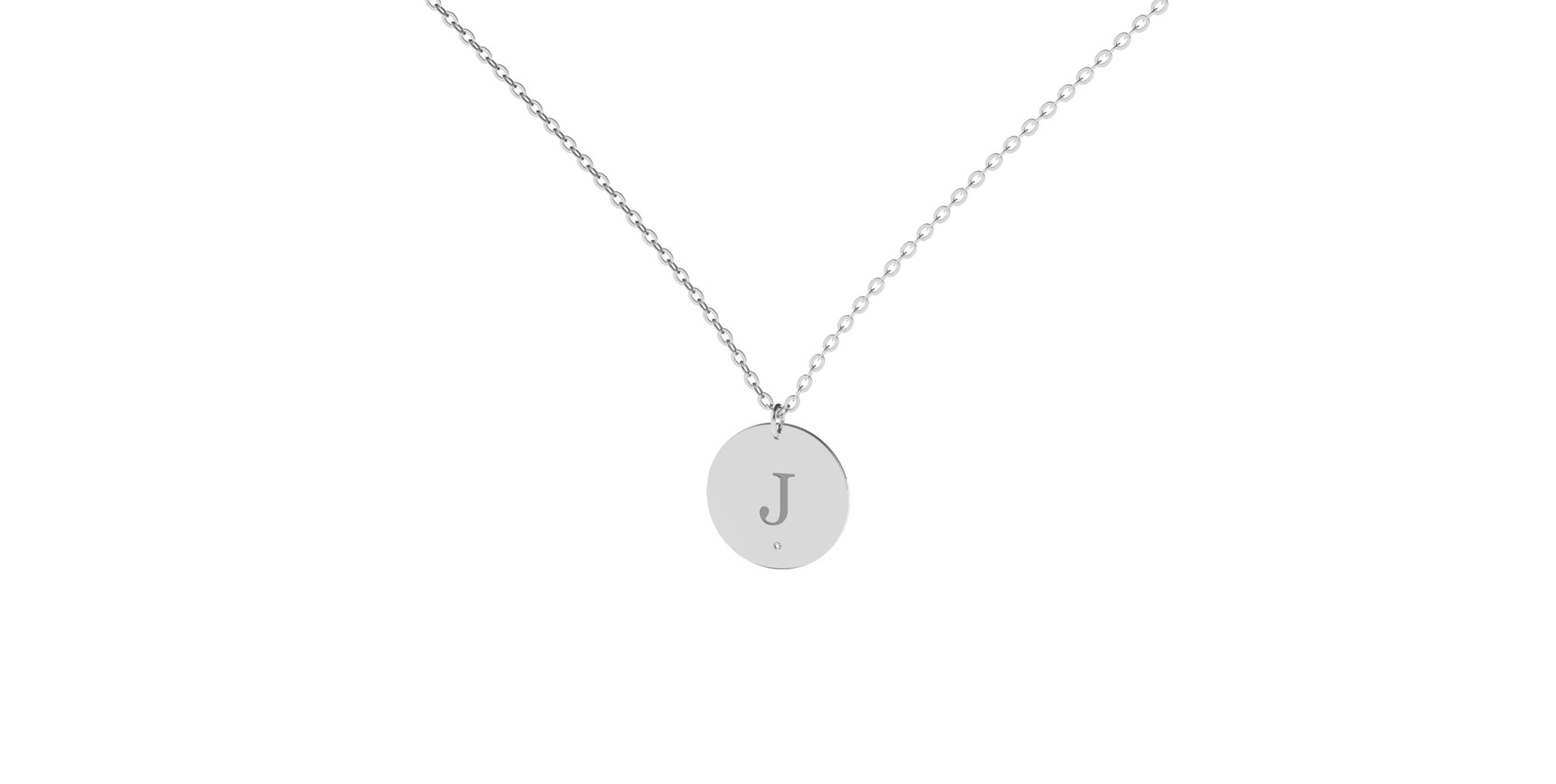 Náhrdelník s diamantem Big Coins J