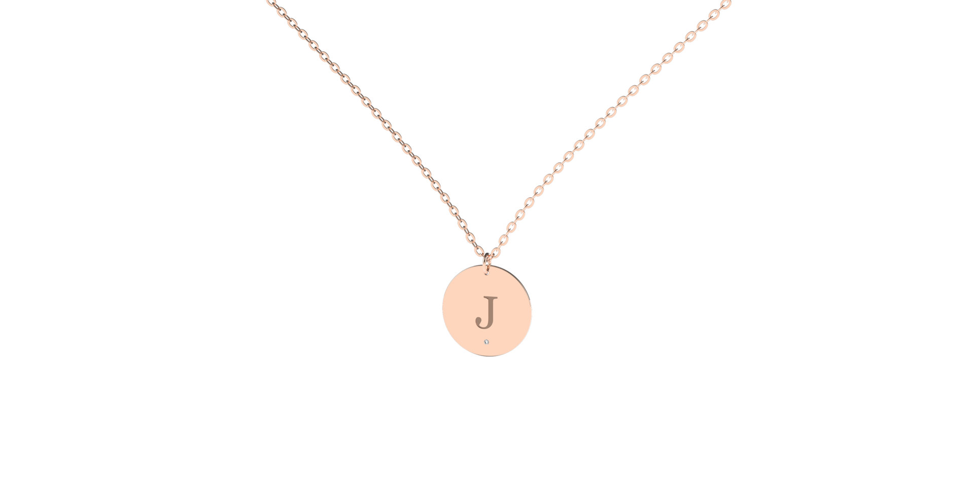 Náhrdelník s diamantem Big Coins J