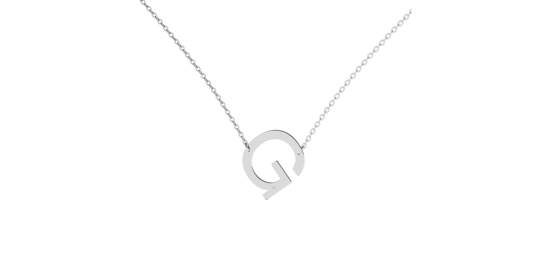 Náhrdelník s diamantem Big Line G