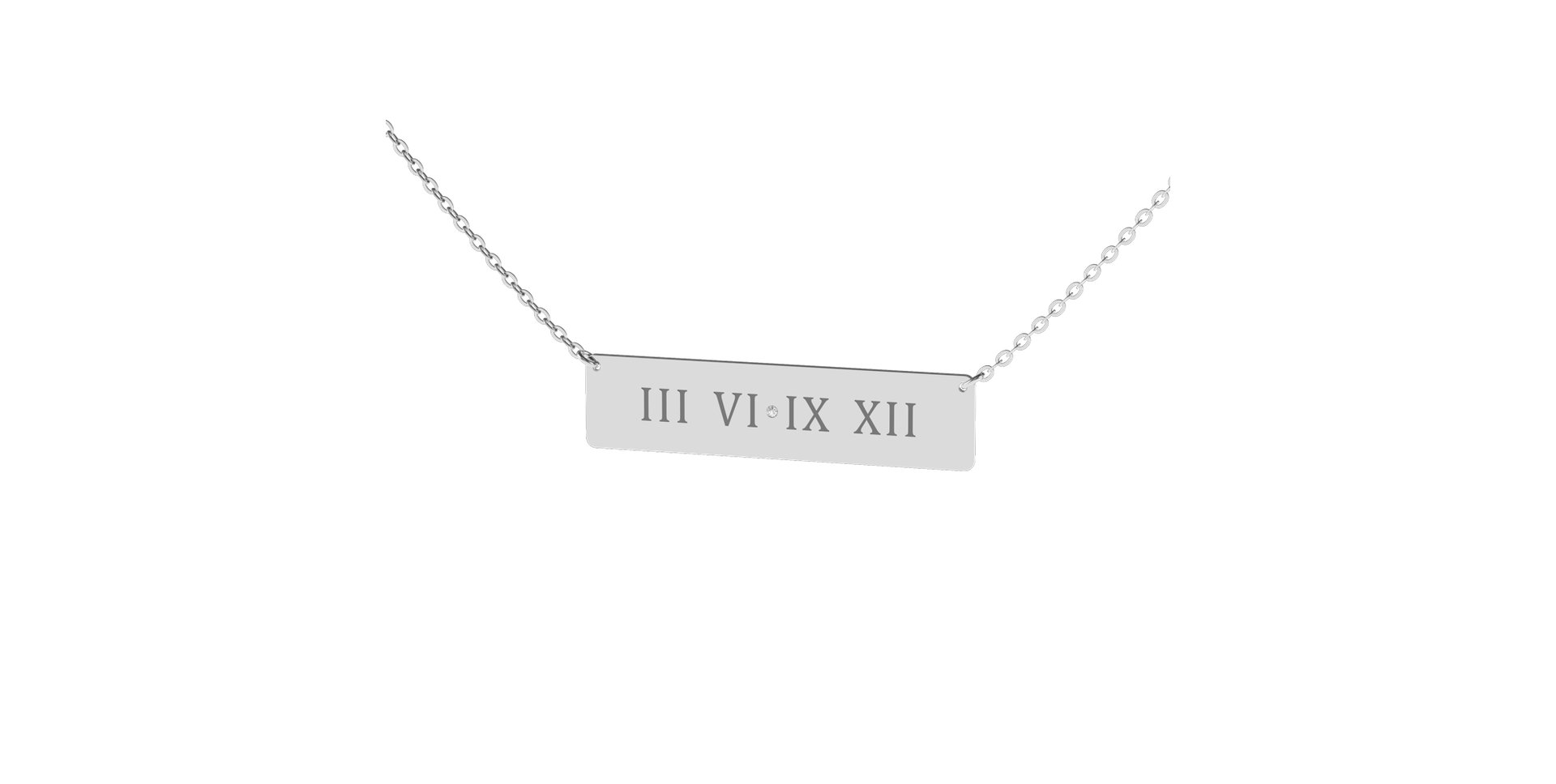 Náhrdelník s diamantem Diamond Hour