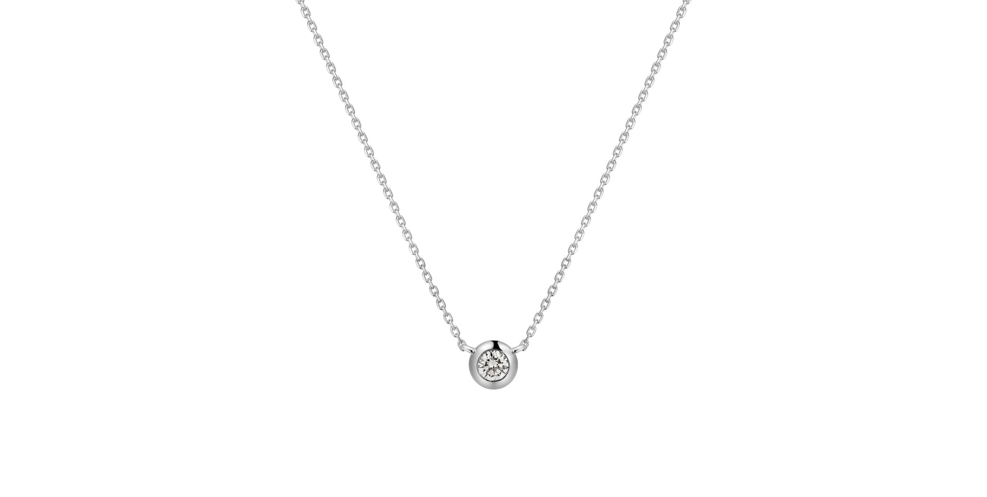 Náhrdelník s diamantem Sparkling Drop