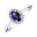 Prsten s diamanty a safírem Princess6
