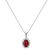 Přívěsek s rubínem a diamanty Princess2