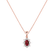 Přívěsek s rubínem a diamanty Princess4
