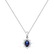 Přívěsek s diamanty a safírem Princess4
