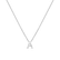Náhrdelník s diamantem Flat Line A4