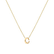 Náhrdelník s diamantem Flat Line C4