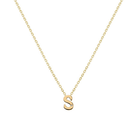 Náhrdelník s diamantem Flat Line S