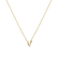 Náhrdelník s diamantem Flat Line V4