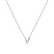 Náhrdelník s diamantem Flat Line V4
