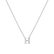 Náhrdelník s diamantem Flat Line H4