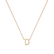 Náhrdelník s diamantem Round Line D4