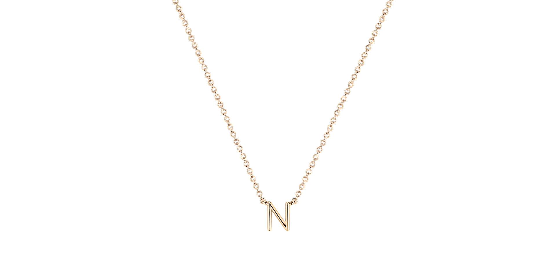 Náhrdelník s diamantem Round Line N