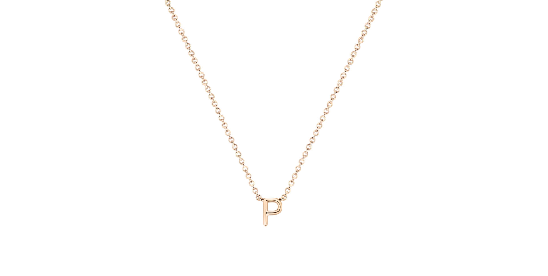 Náhrdelník s diamantem Round Line P