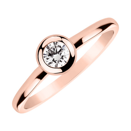Prsten s diamantem Classy Dot